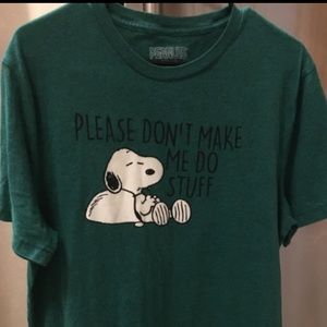 XL Snoopy Please don’t make me do stuff T-Shirt